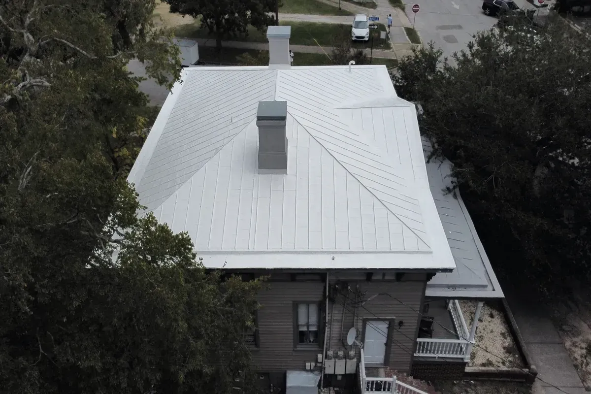 Completed roof replacement project by Howard Roofing & Construction, Wilmington NC