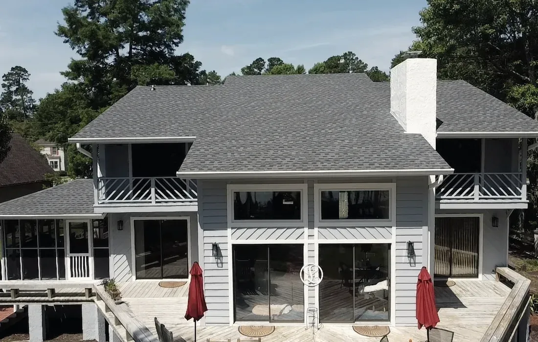 Roof + Windows project in Lake Waccamaw NC by Howard Roofing